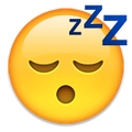 sleeping emoticon